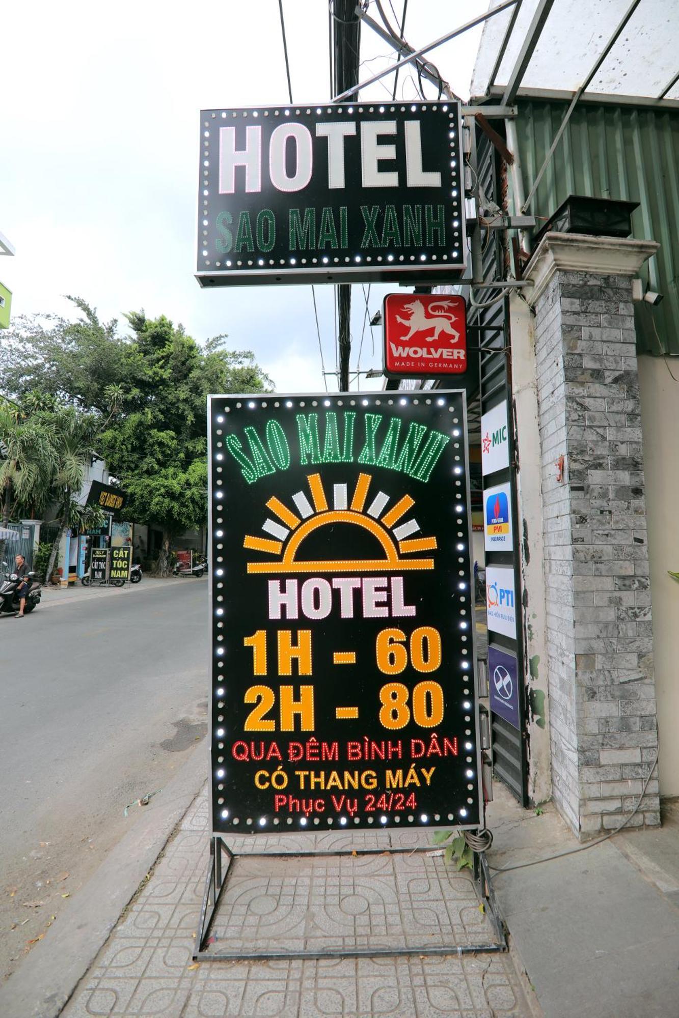 Khach San Sao Mai Xanh - Sao Mai Xanh Hotel Хошимин Екстериор снимка