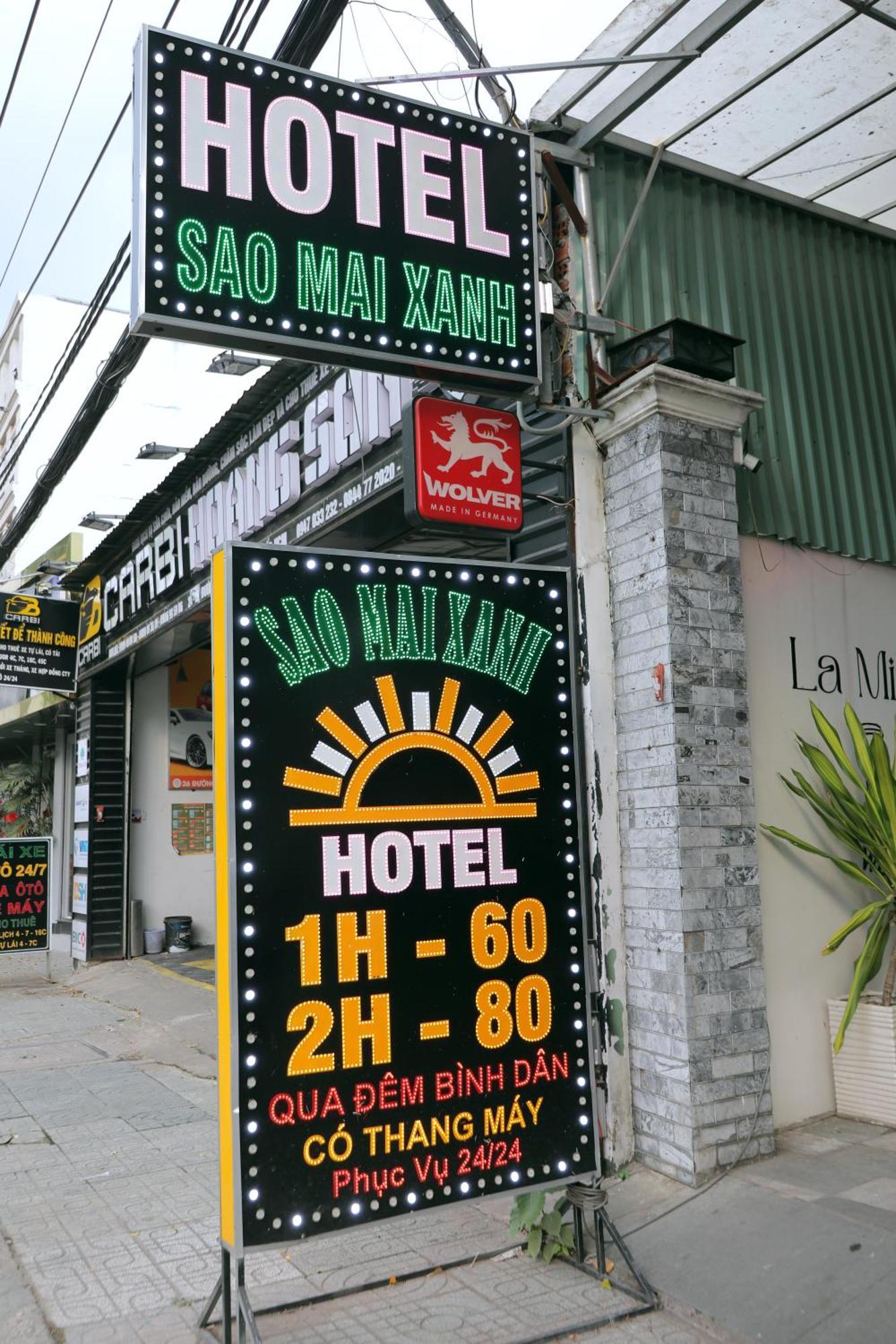 Khach San Sao Mai Xanh - Sao Mai Xanh Hotel Хошимин Екстериор снимка